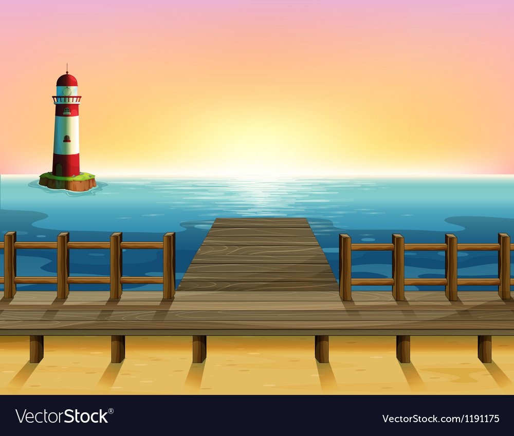 Человек на пирсе