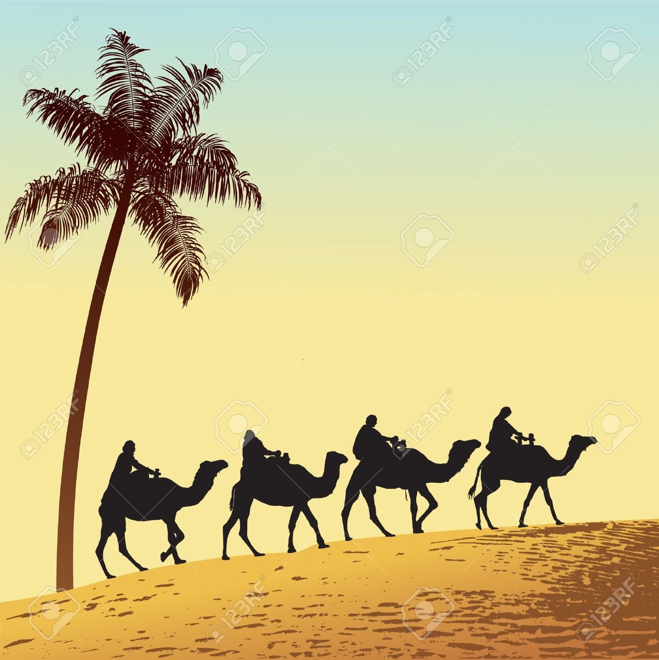 Караван график. Пустыня пальмы Верблюды. Верблюды Караван. Караван в пустыне. Верблюд картина.