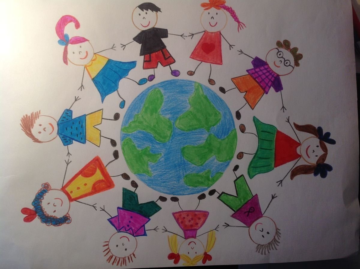 Группа дружба народов. Рисование на тему Дружба. Рисунок на тему Дружба народов. Рисунок на тему дружат люди всей земли. Дружат дети на планете.