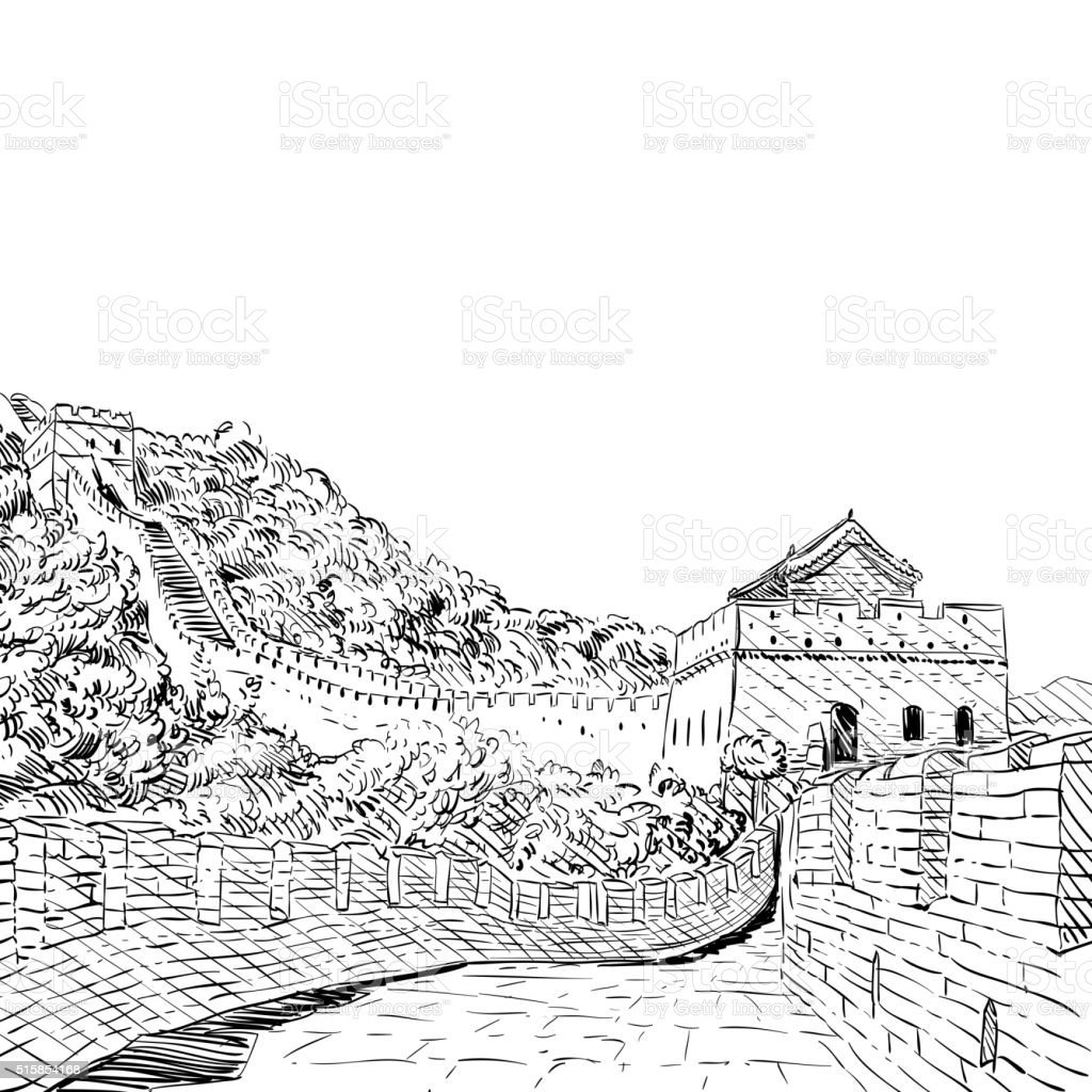 Китайская стена Графика