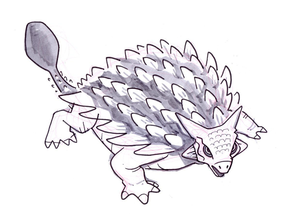 Анкилозавр рисунок