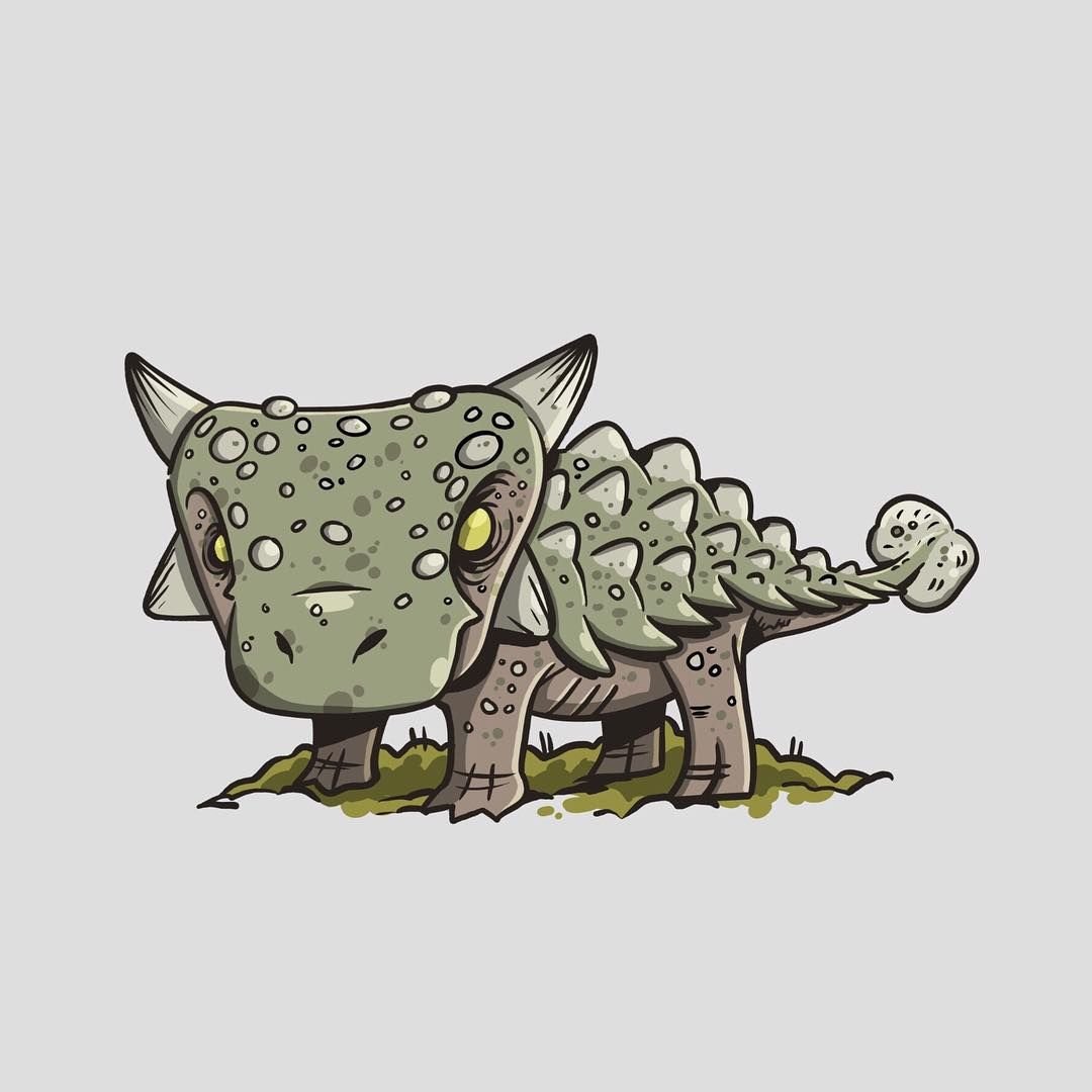 Стегозавр и Анкилозавр