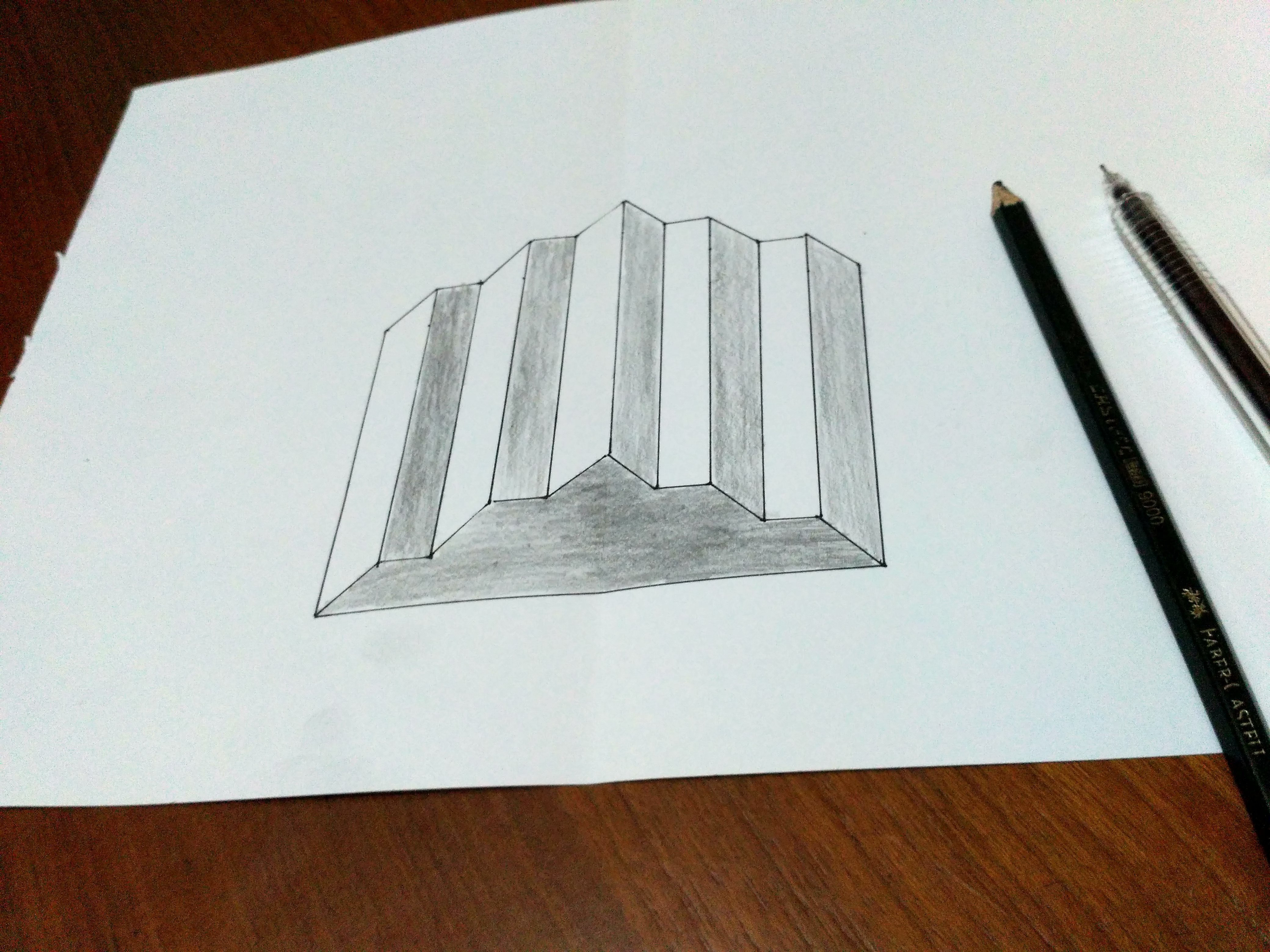 Рисунок 3 карандашей. 3д рисунки. Иллюзия карандашом для начинающих. 3д иллюзии карандашом. Иллюзии карандашом простые.