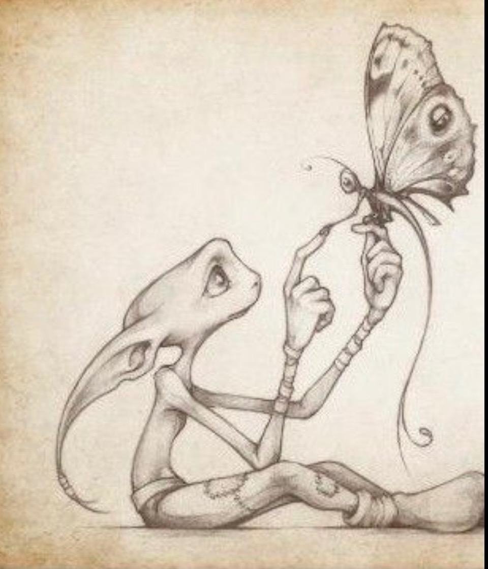 Рисунки для срисовки фантазия