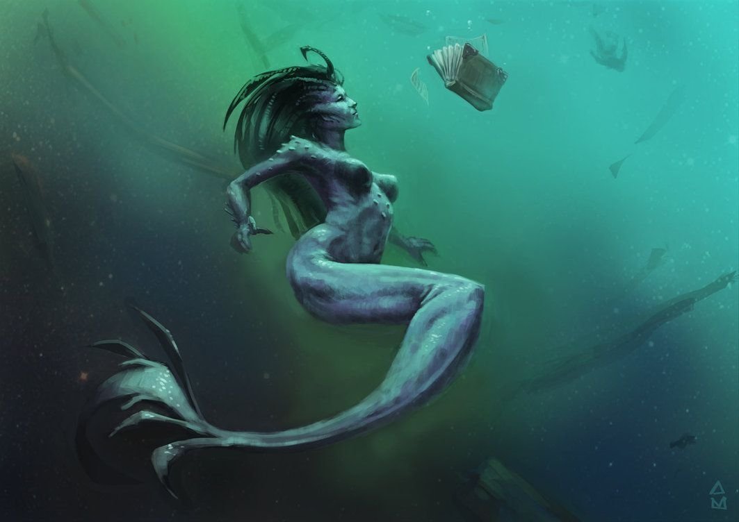 Ихтиандр человек-амфибия арт