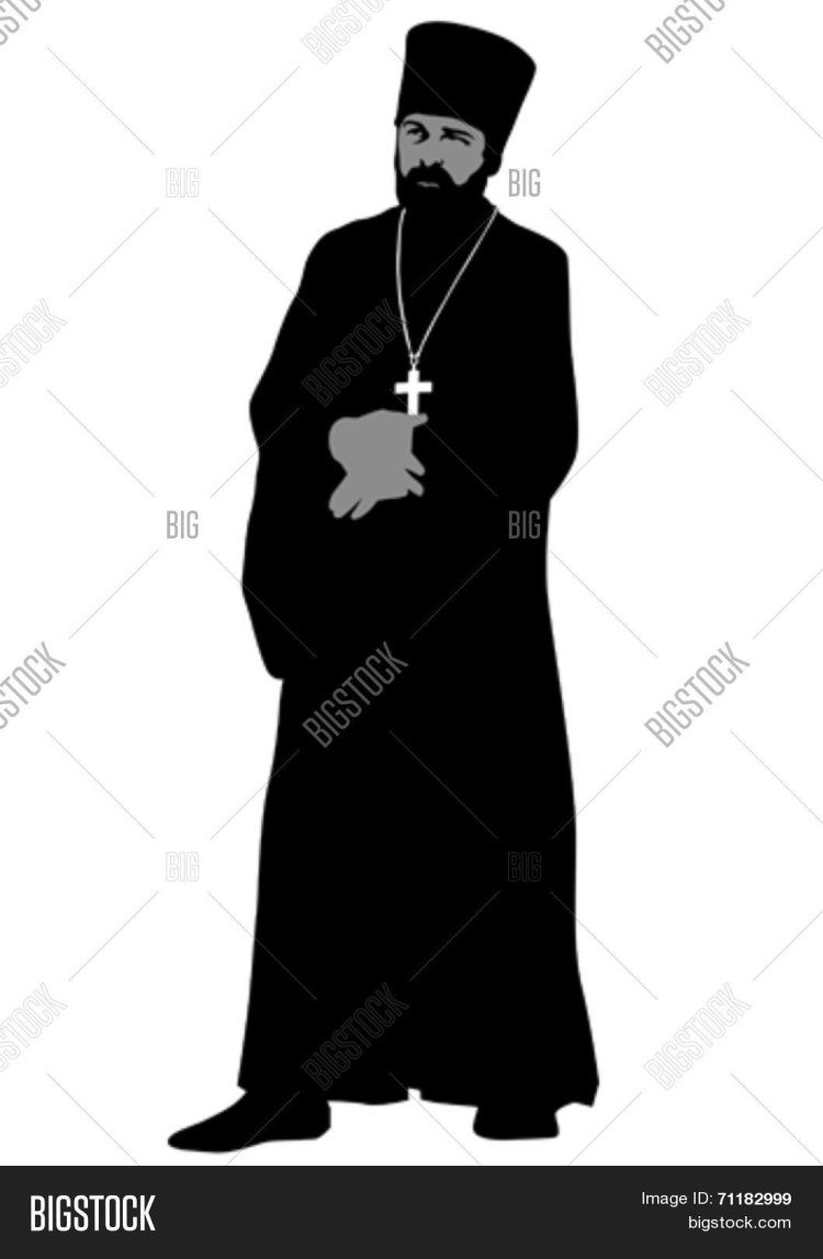 Священник из мультика