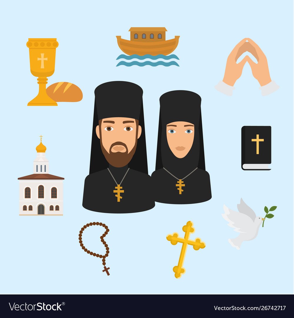 Батюшка силуэт