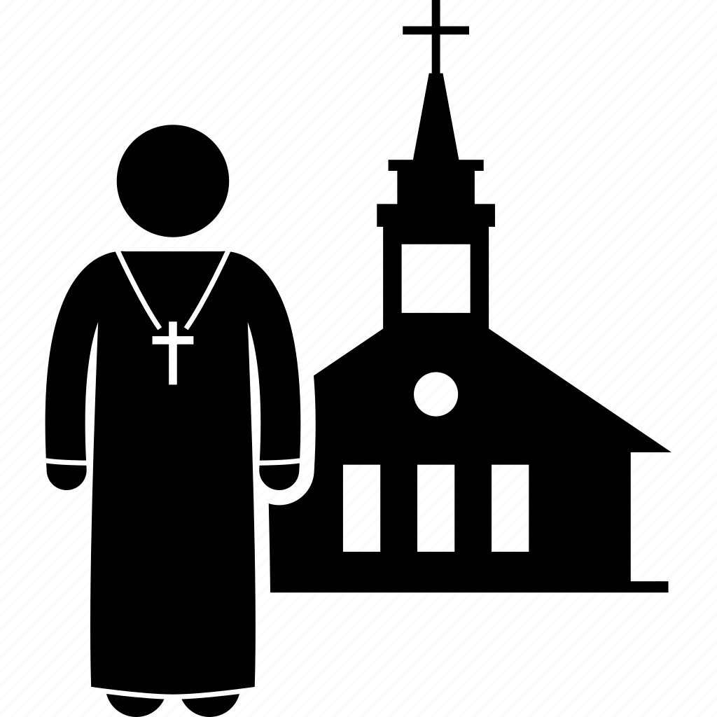 Батюшка силуэт