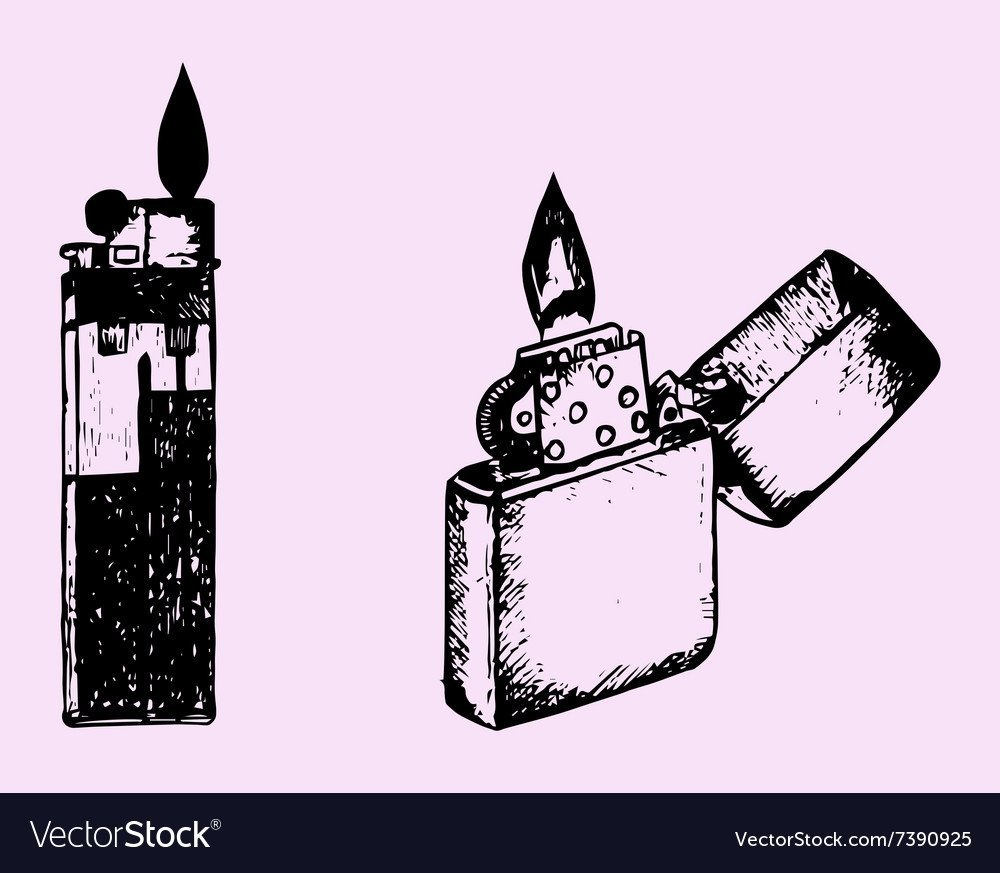 Зажигалка эскиз