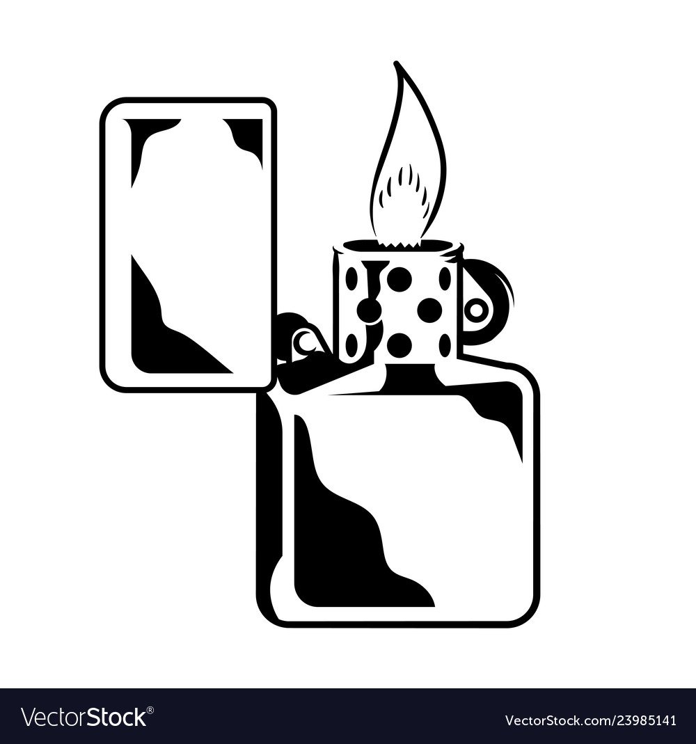 Зажигалка вектор