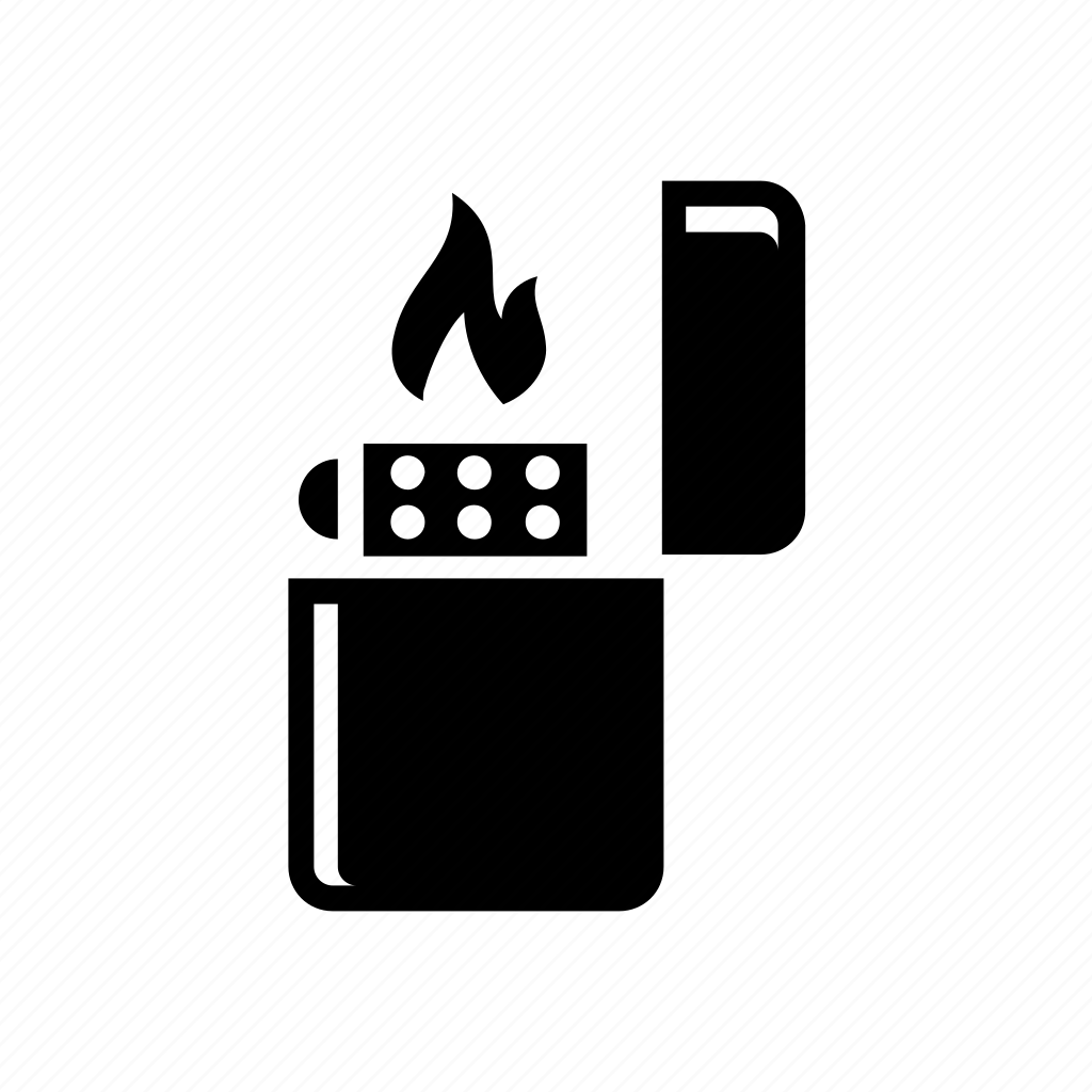 Силуэт зажигалки