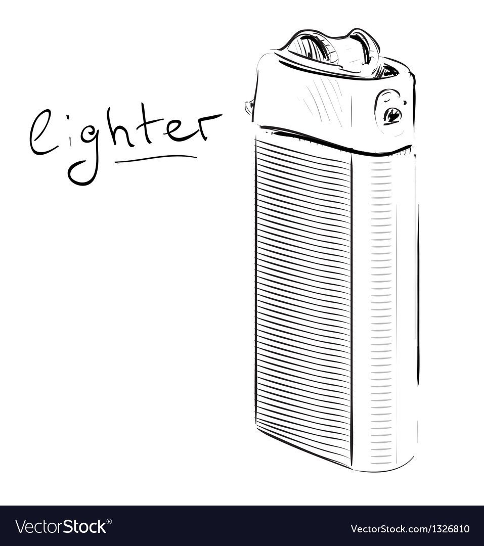 Зажигалка вектор арт