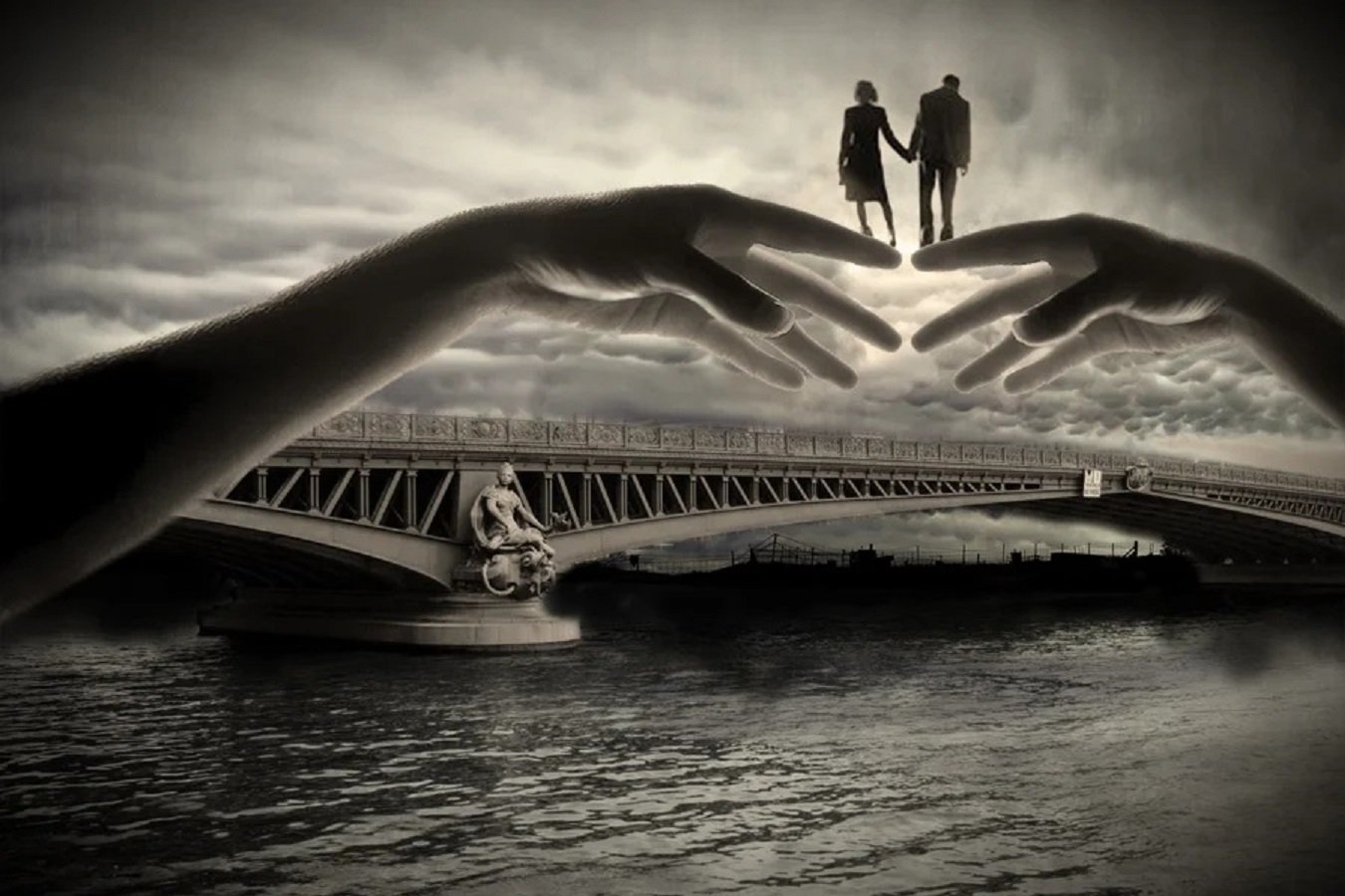 Какой город моей души. Мост Мирабо Аполлинер. Влюбленные на мосту. Двое на мосту. Мост любви.