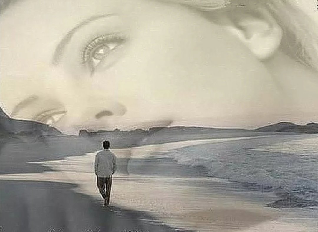 Мужчина скучает по женщине