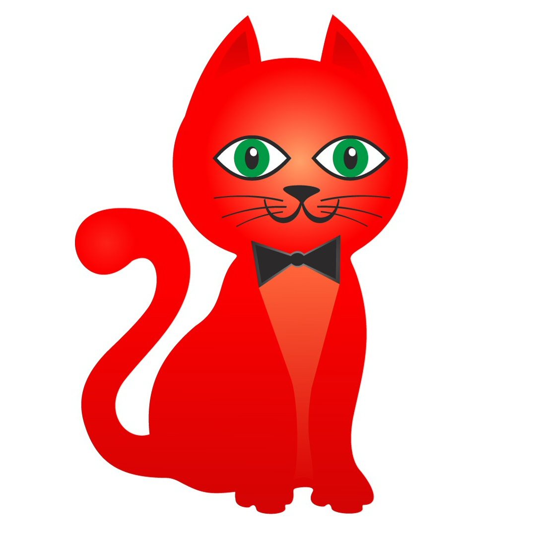 Red cat прохождение. Ред Кэт ред Кэт. Красная кошка. Кошка мультяшная. Котик на Красном фоне.