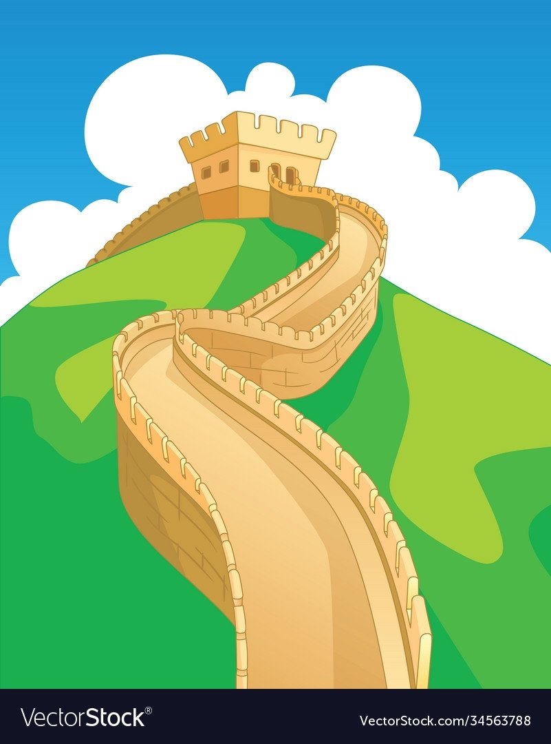 Китайская стена плакат