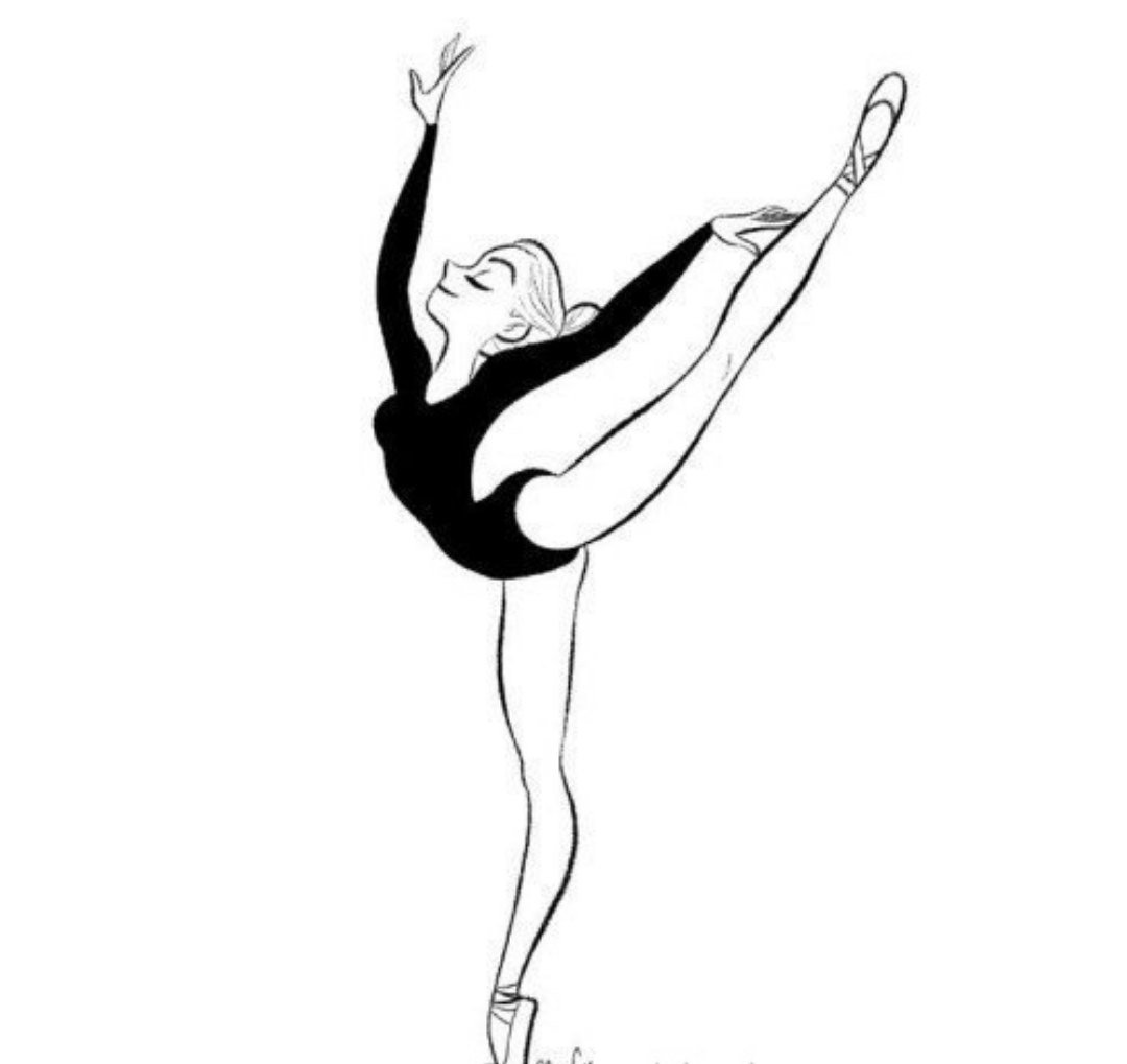 Акварельная балерина