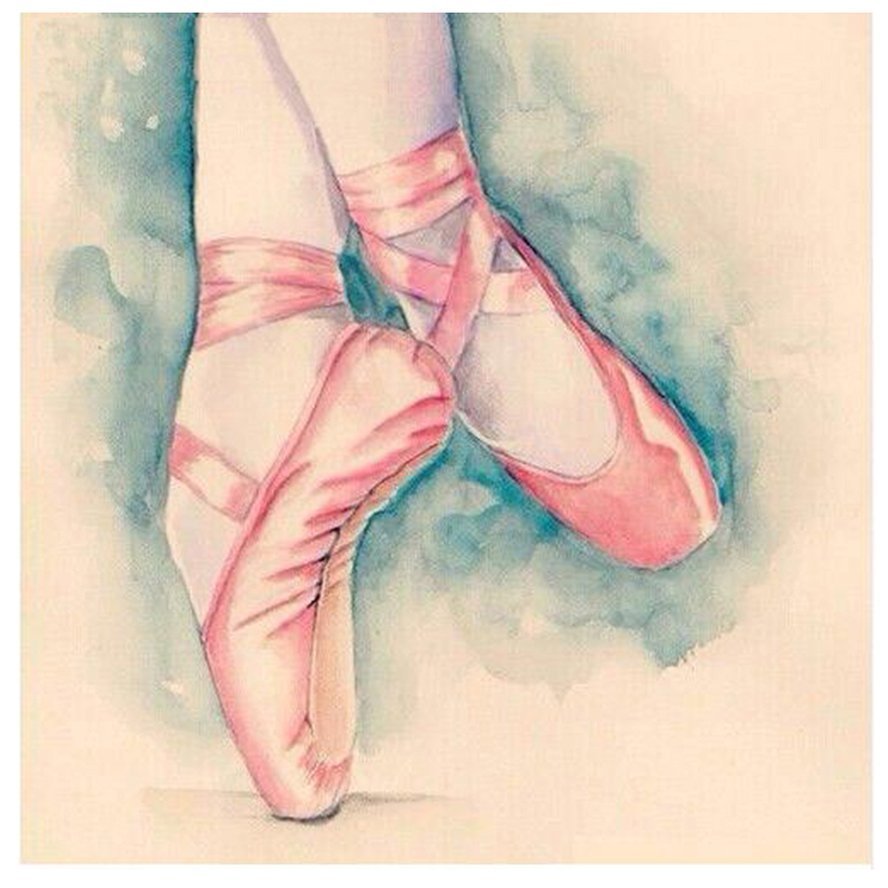 Балерина рисунок