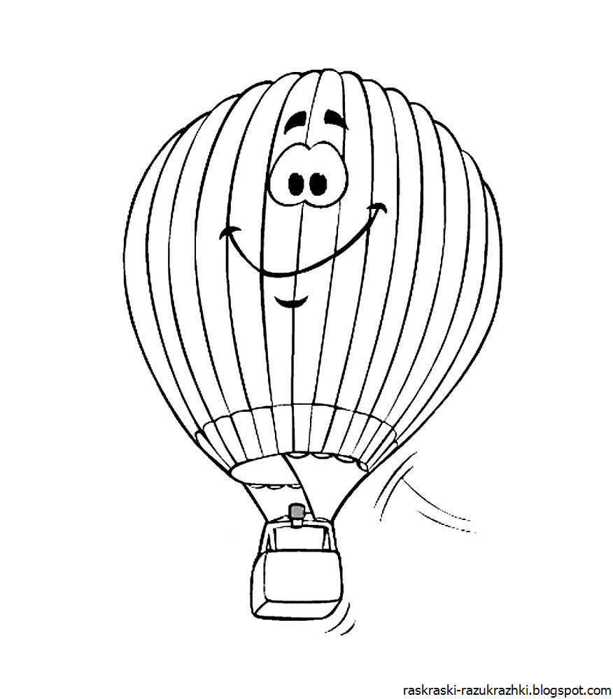 Страницы для раскрашивания воздушных шаров для детей - GBcolouring