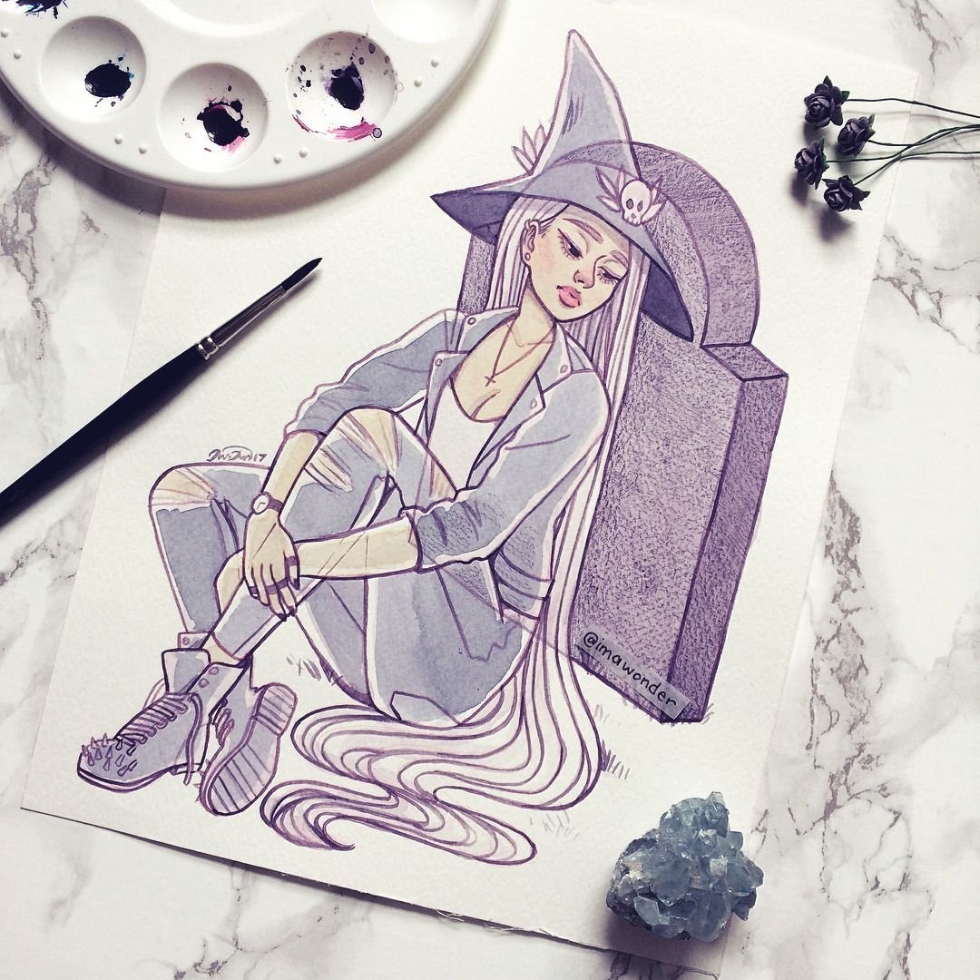Скетч ведьмочки