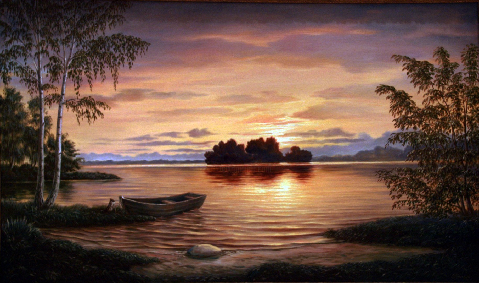 Волшебное озеро слушать. Картина волшебное озеро Лядова. Волшебное озеро Лядов картина.