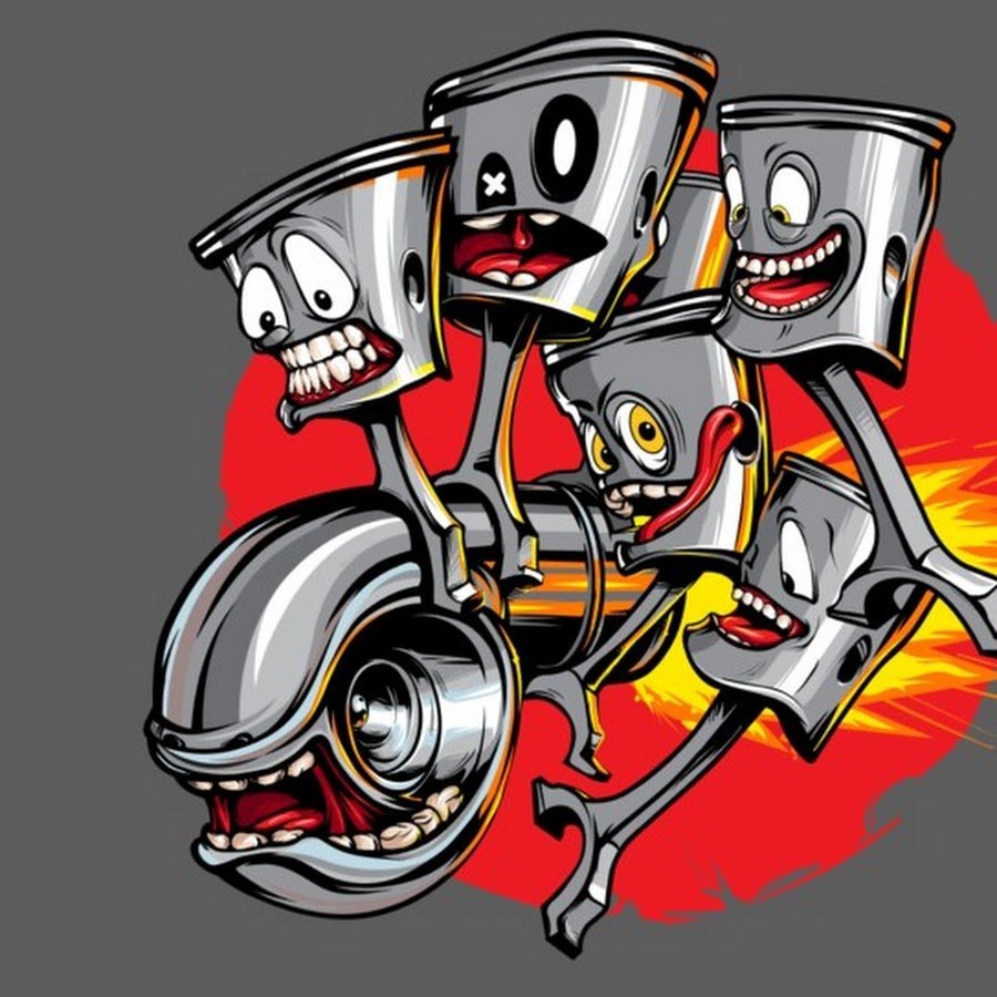 Поршень рисовать