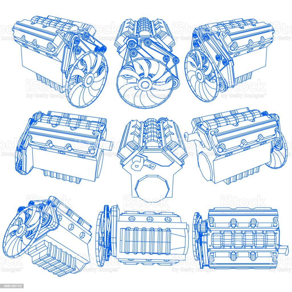 Двигатель с ручкой