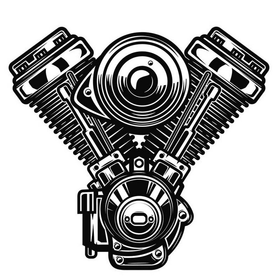 Мотор Харлей Дэвидсон логотип