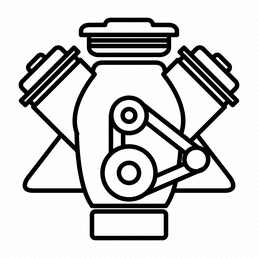 Двигатель рисунок