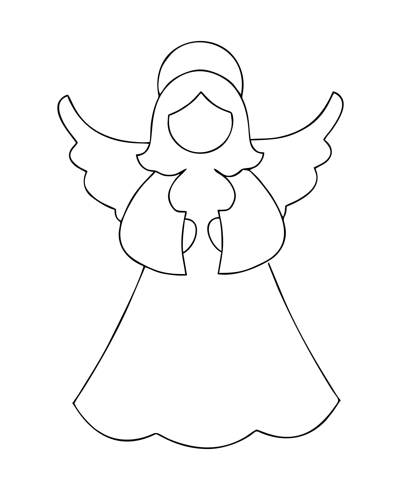 Ангел из бумаги: шаблоны, 5 вариантов с подробными фото