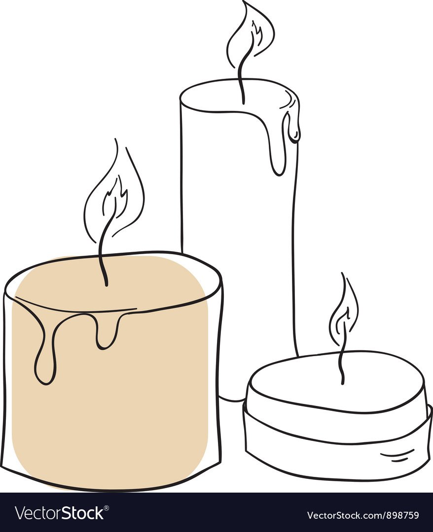 Свеча для раскрашивания