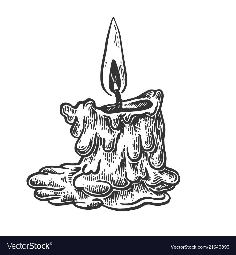 Векторное изображение свечи