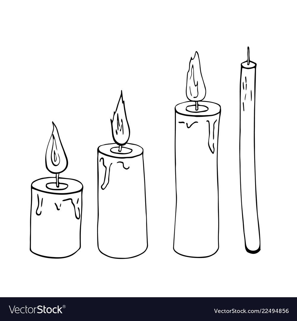 Векторная свеча