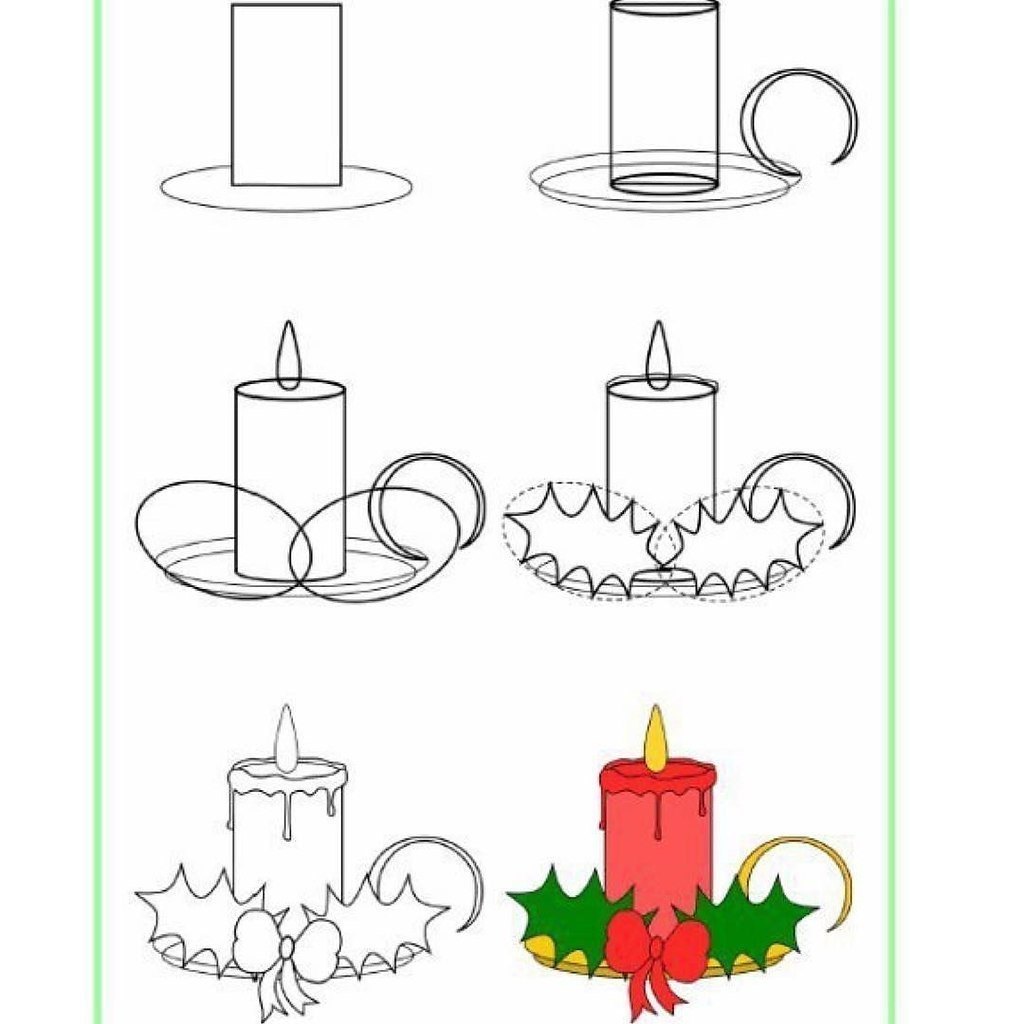 Очертания свечи