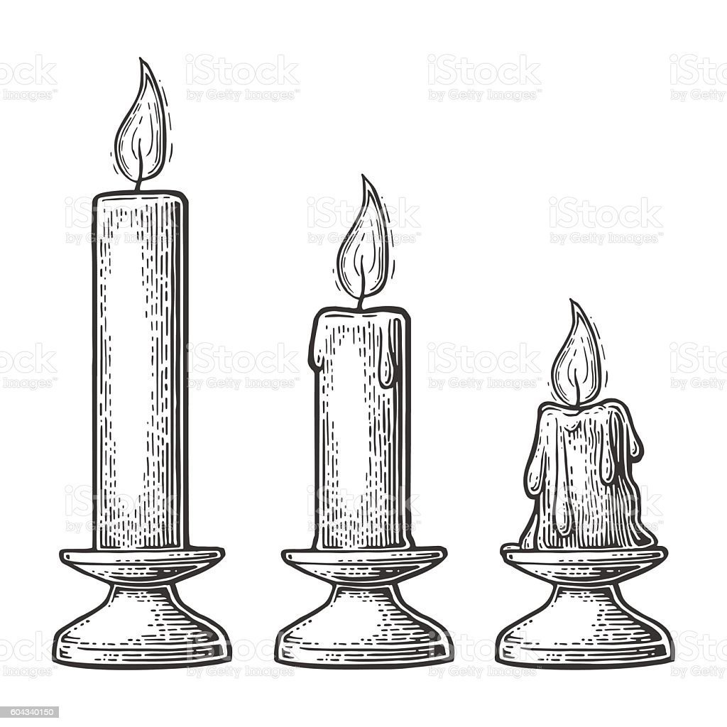 Свечка для срисовки