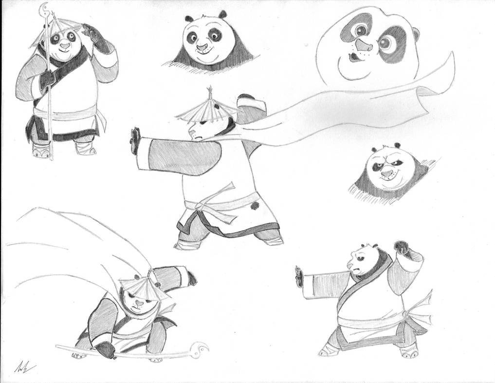 Кунфу Панда рисунок