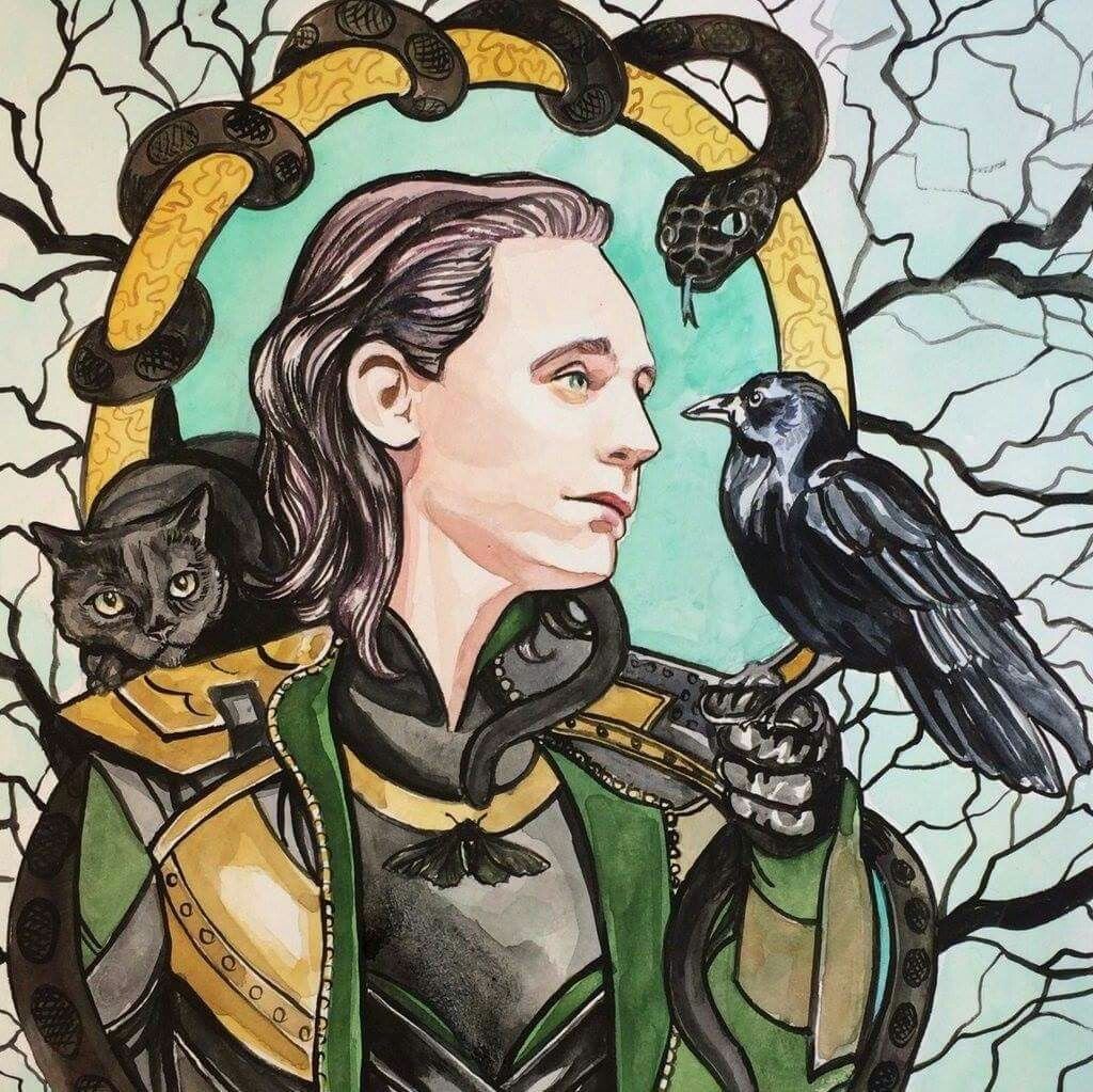 Локи Чиби арт