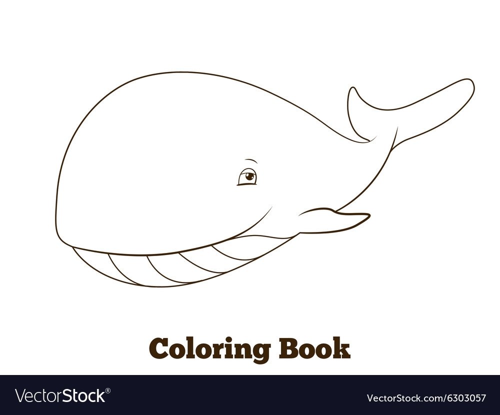 Гренландский кит раскраска