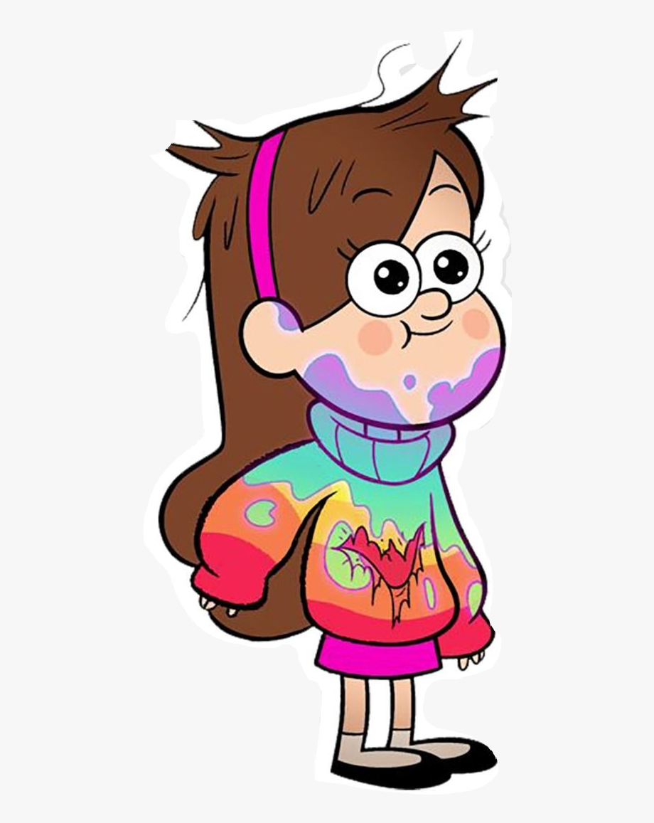 Мейбл из Гравити Фолз для рисования