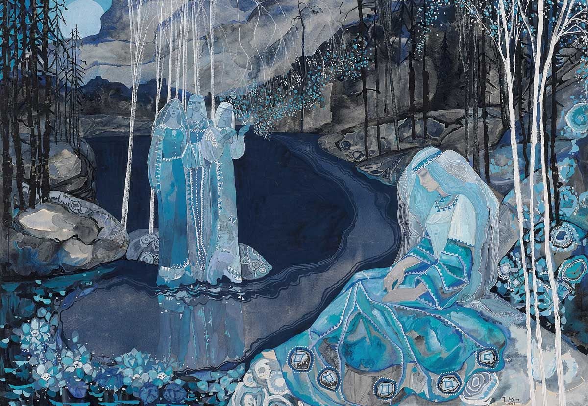 Карельские сказки иллюстрации