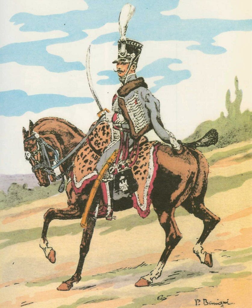 Французские гусары 1812 униформа