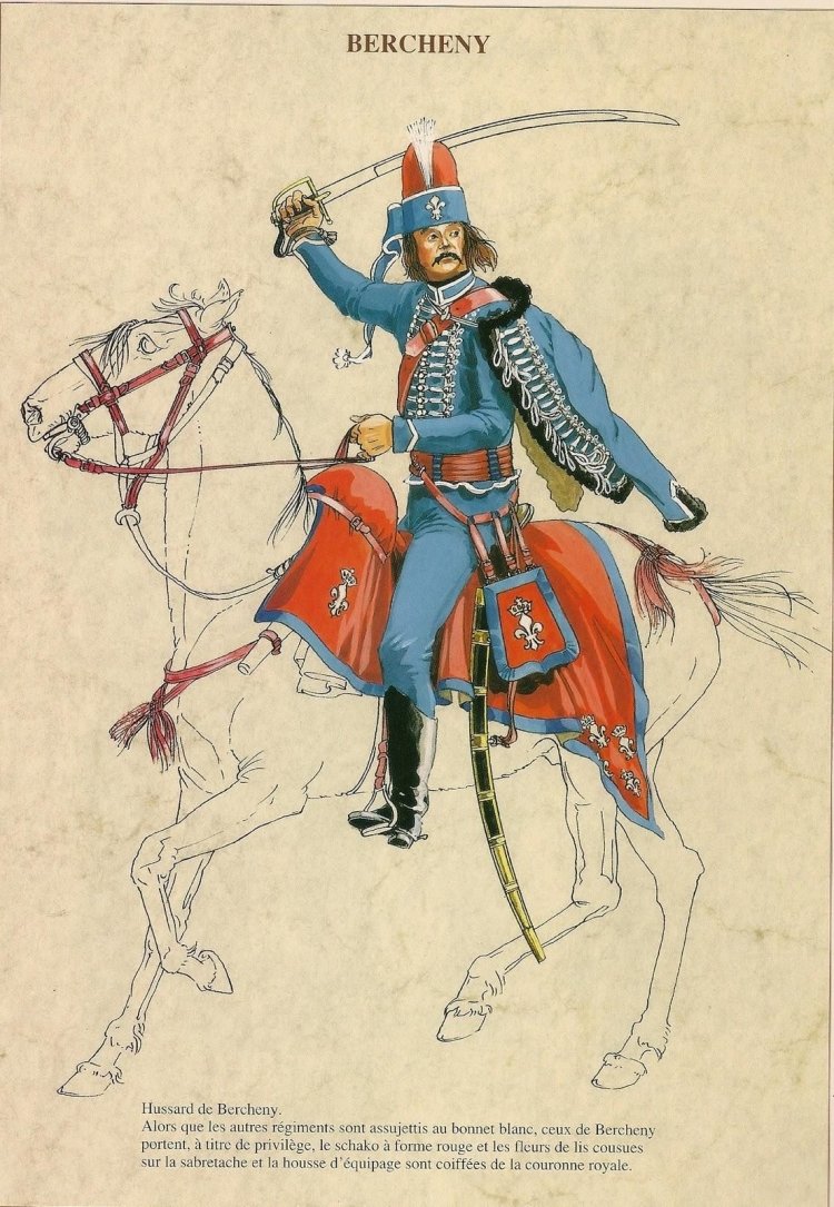 Форма Ахтырского гусарского полка 1812