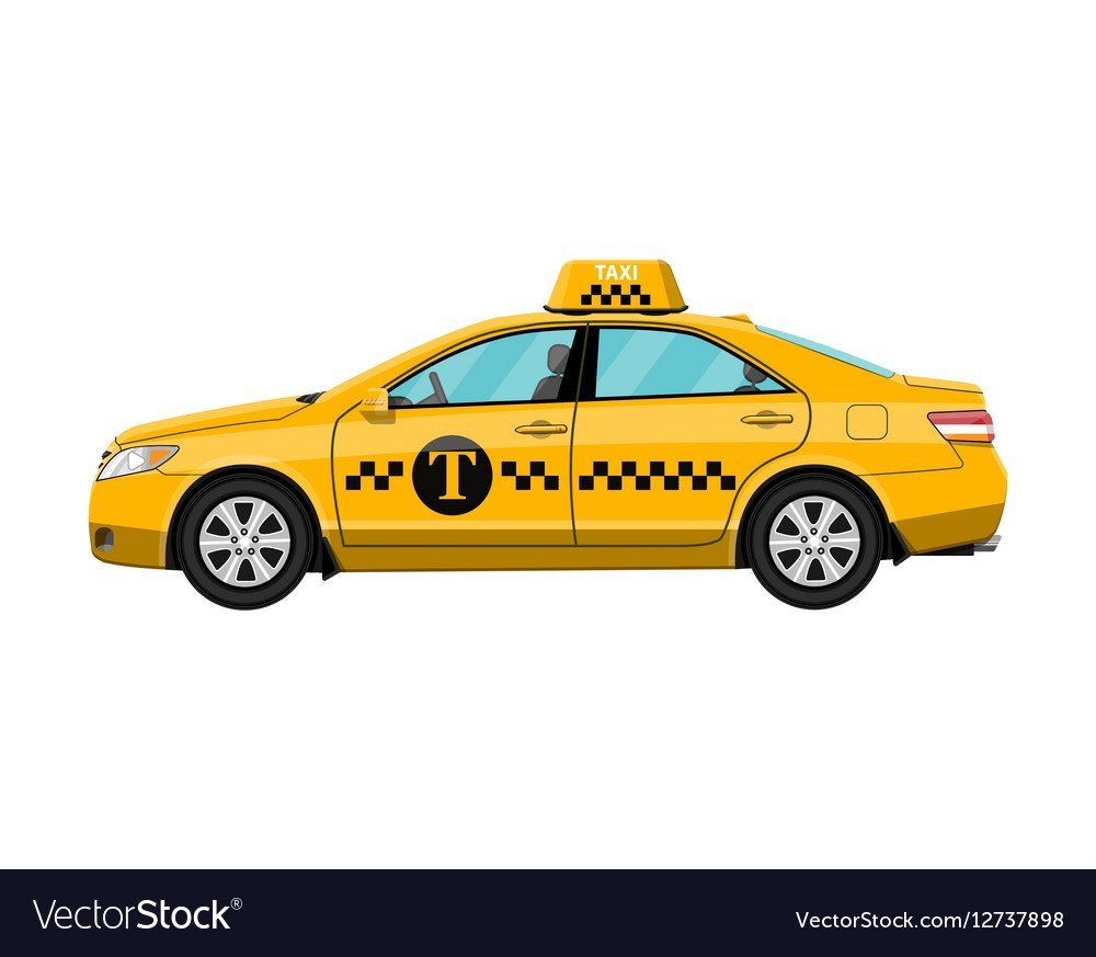 Такси рисунок - 63 фото