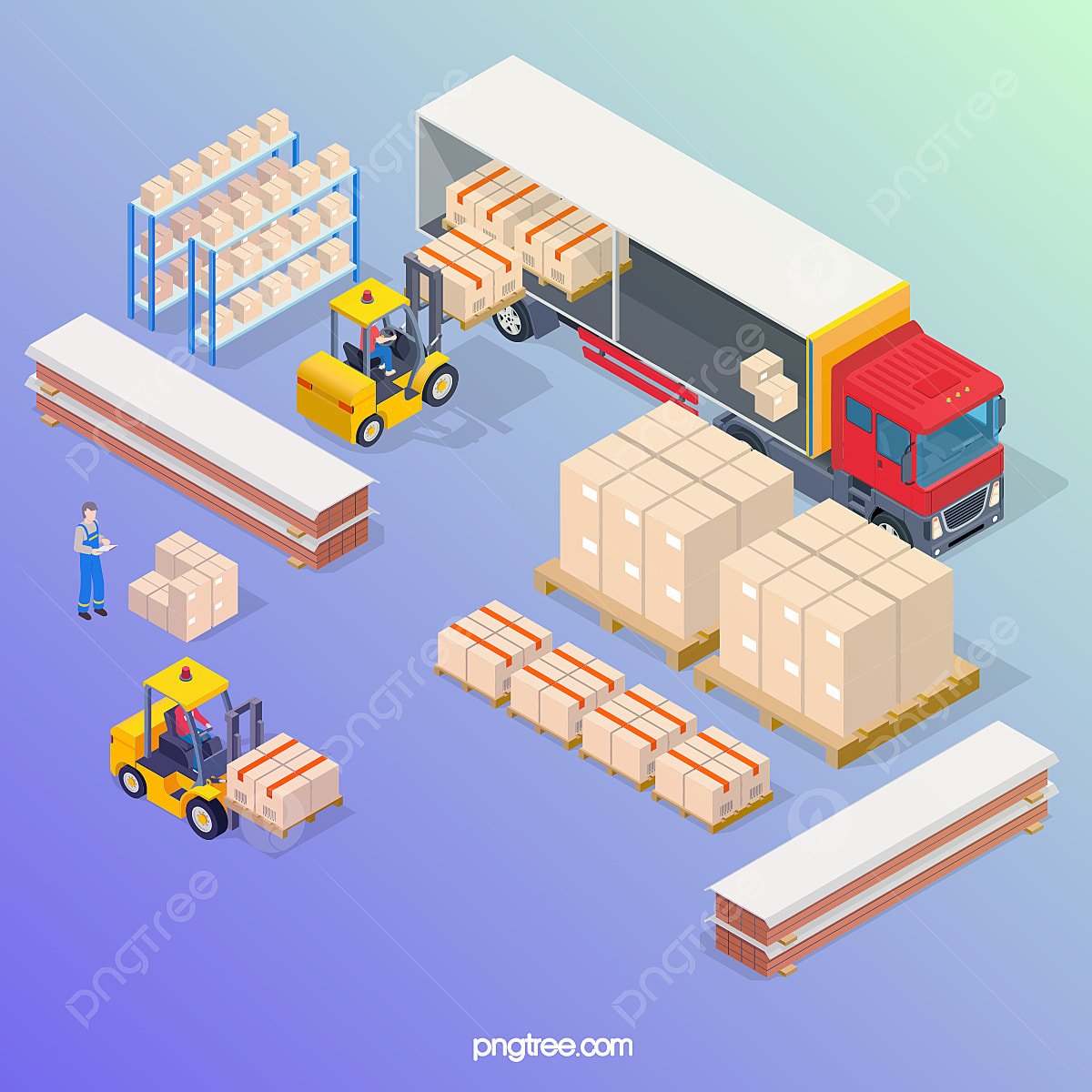 Логистика векторные изображения