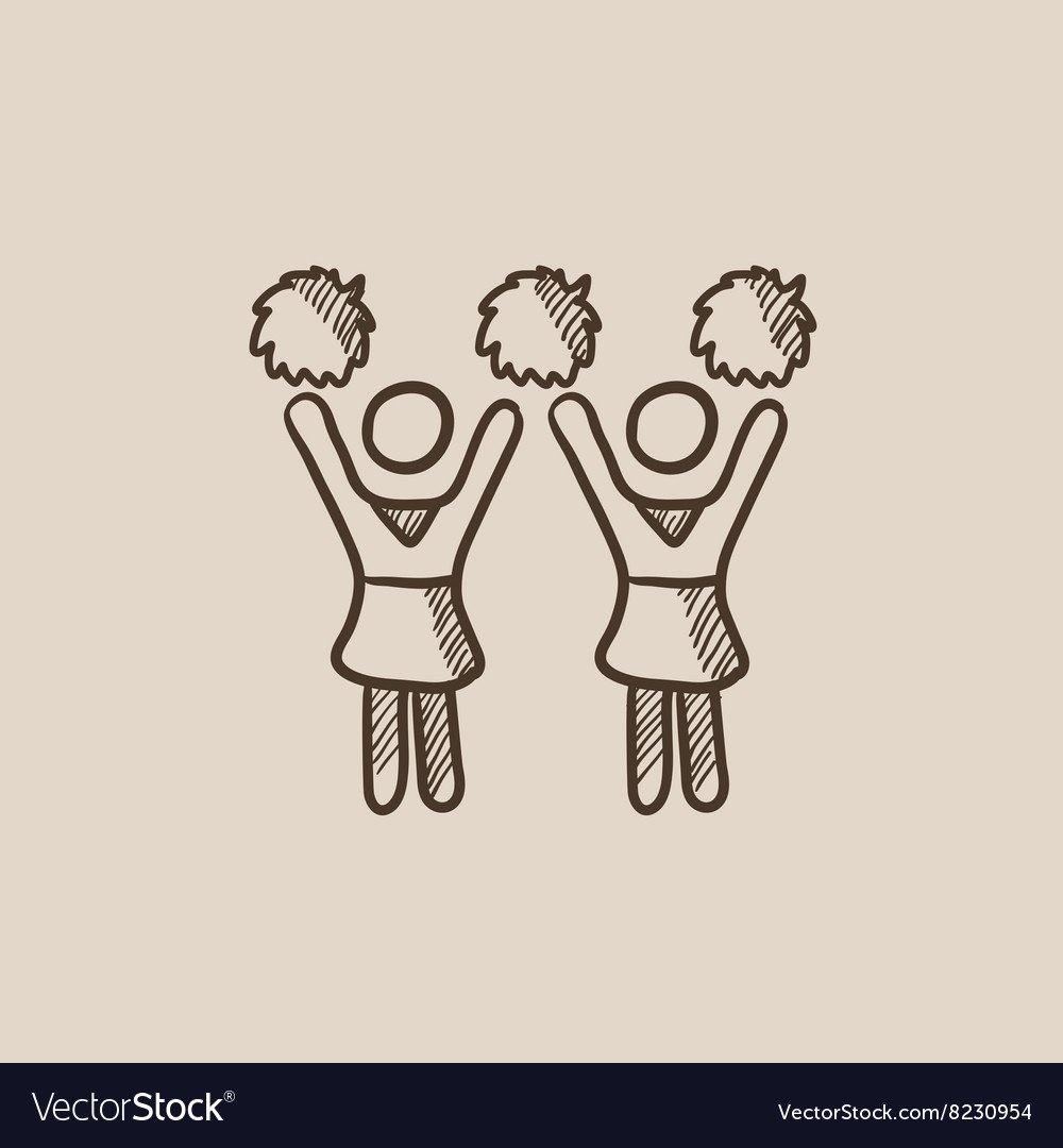 Спортивные силуэты Черлидинг