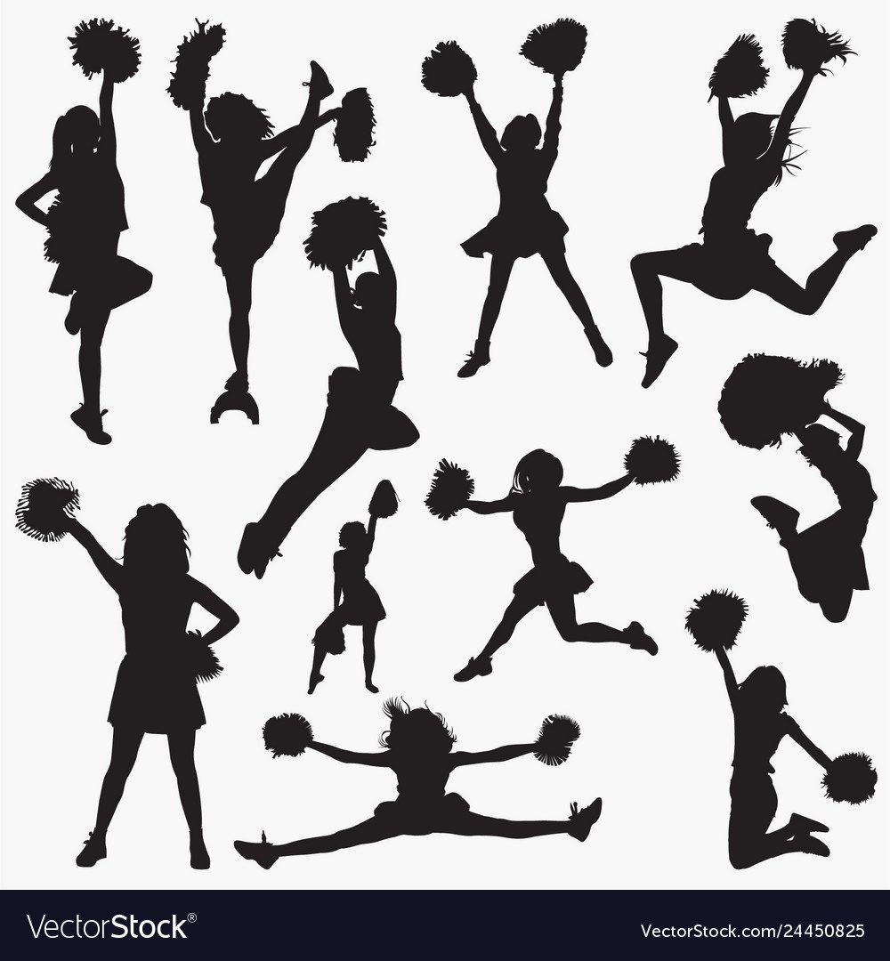 Черлидинг рисунок карандашом