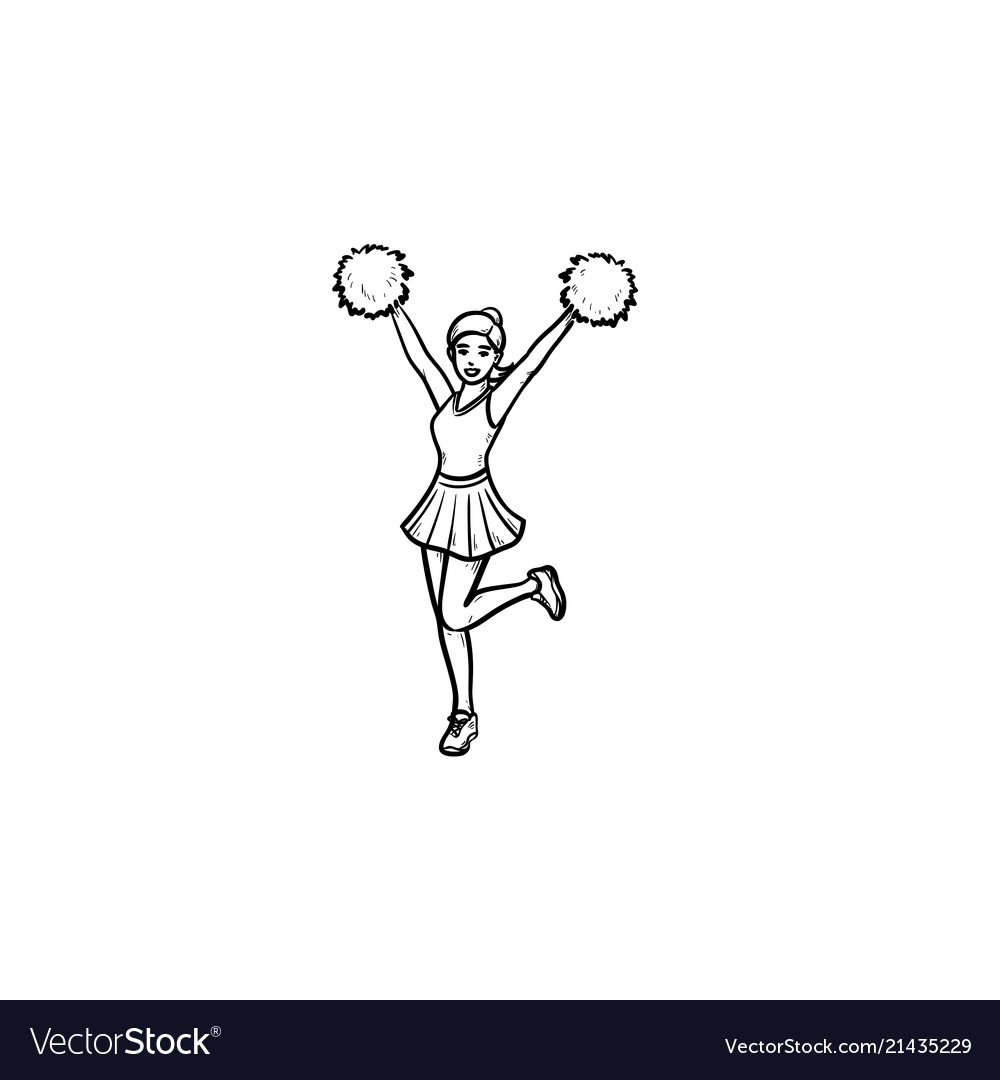 Помпоны поддержки рисунок