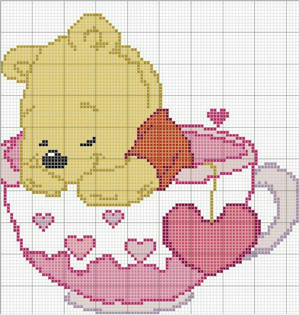 Рисунки по клеточкам крестиком легкие