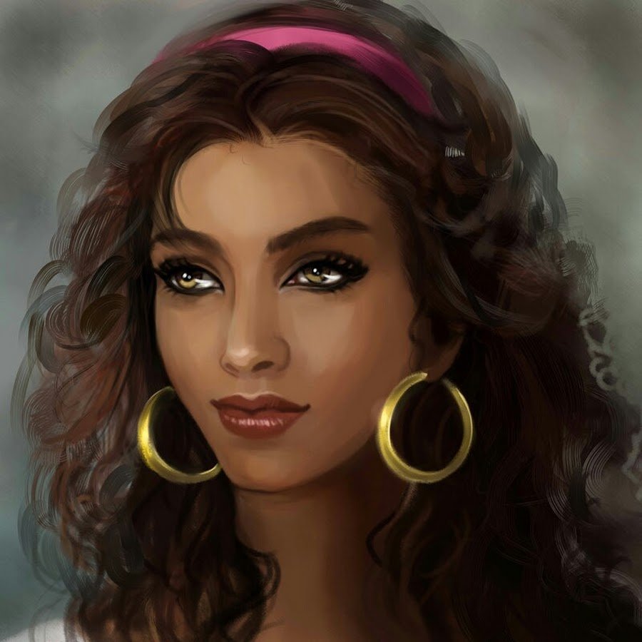 Цыганка Эсмеральда портрет