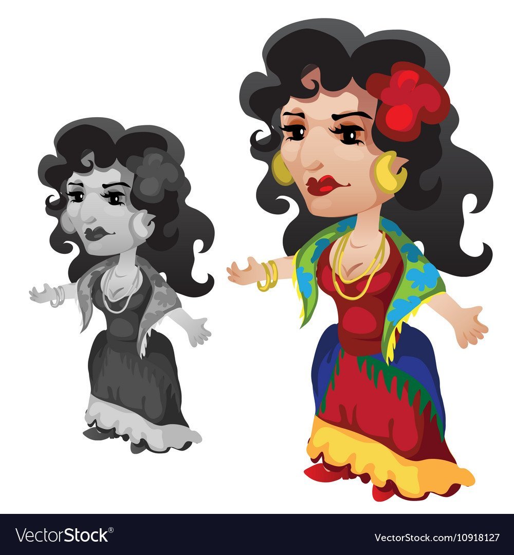 Цыгане мультяшные